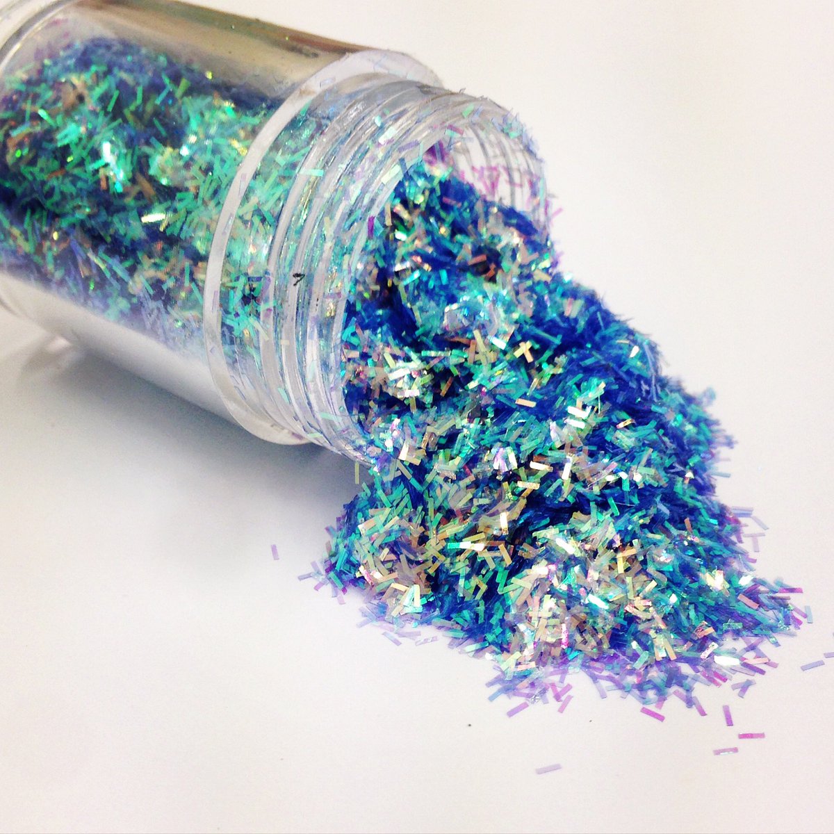 Lecente Aqua Strands Glitter